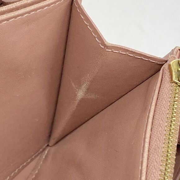 Louis Vuitton Long Wallet Vernis Zippy Wallet M90020 Rose Vereur Ladies - Picture 10 of 10